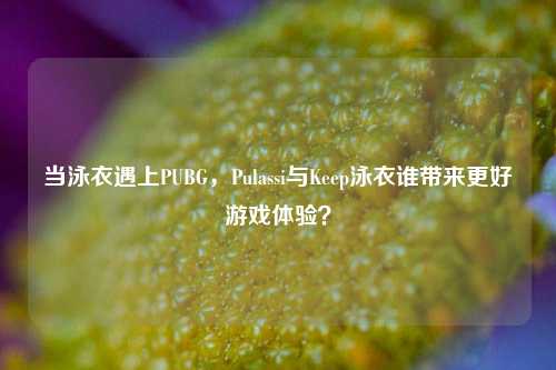 当泳衣遇上PUBG,Pulassi与Keep泳衣谁带来更好游戏体验?