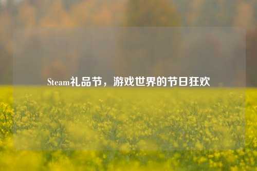 Steam礼品节,游戏世界的节日狂欢
