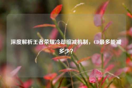 深度解析王者荣耀冷却缩减机制,CD最多能减多少?