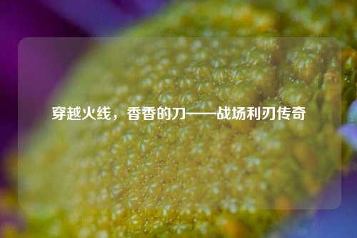 穿越火线,香香的刀——战场利刃传奇