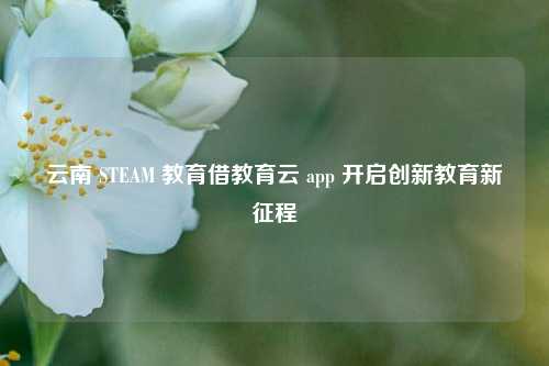 云南 STEAM 教育借教育云 app 开启创新教育新征程