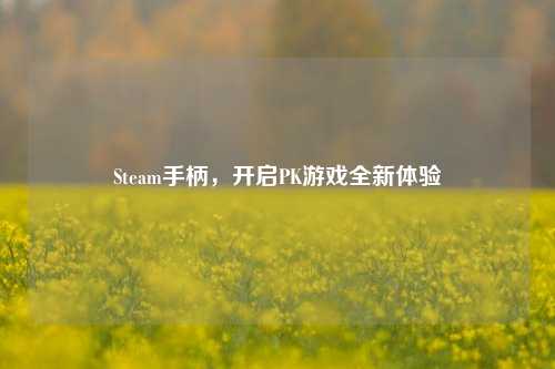 Steam手柄,开启PK游戏全新体验