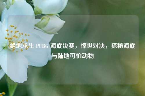 绝地求生 PUBG 海底决赛,惊世对决,探秘海底与陆地可怕动物