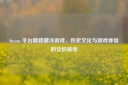 Steam 平台耶路撒冷游戏，历史文化与游戏体验的交织探寻