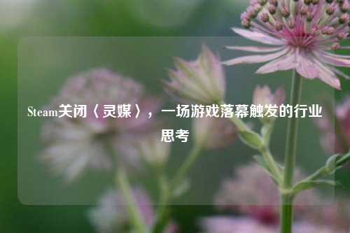 Steam关闭〈灵媒〉，一场游戏落幕触发的行业思考