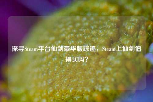 探寻Steam平台仙剑豪华版踪迹,Steam上仙剑值得买吗?
