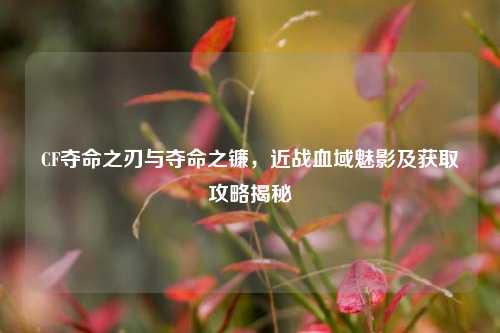 CF夺命之刃与夺命之镰，近战血域魅影及获取攻略揭秘