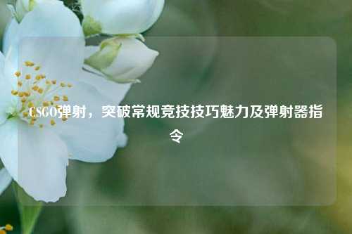 CSGO弹射，突破常规竞技技巧魅力及弹射器指令