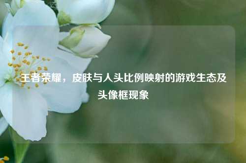 王者荣耀，皮肤与人头比例映射的游戏生态及头像框现象