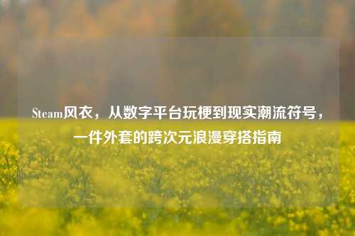 Steam风衣,从数字平台玩梗到现实潮流符号,一件外套的跨次元浪漫穿搭指南