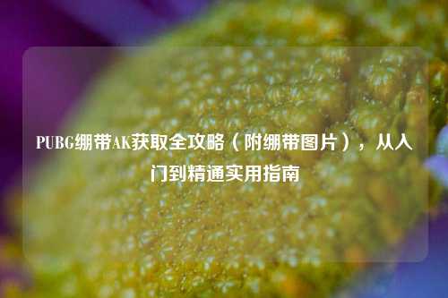 PUBG绷带AK获取全攻略(附绷带图片),从入门到精通实用指南