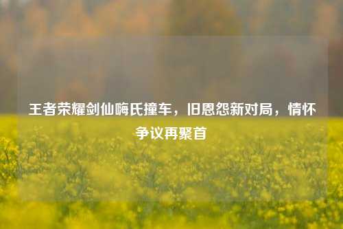王者荣耀剑仙嗨氏撞车,旧恩怨新对局,情怀争议再聚首