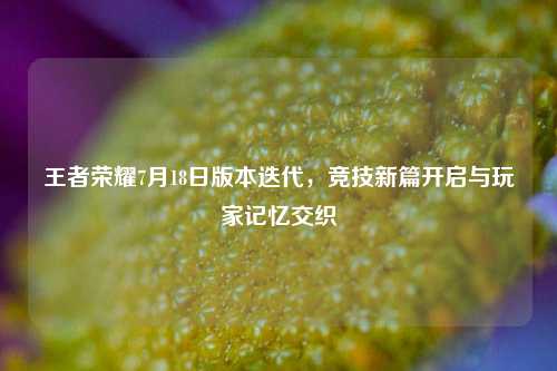 王者荣耀7月18日版本迭代,竞技新篇开启与玩家记忆交织