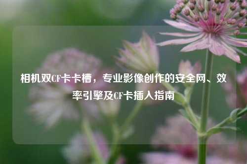 相机双CF卡卡槽,专业影像创作的安全网、效率引擎及CF卡插入指南
